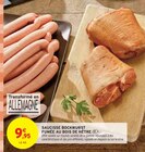 Promo Saucisse Bockwurst Fumée au Bois de Hêtre à 9,95 € dans le catalogue Intermarché à Bruyères