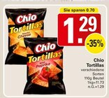 Tortillas Nacho Cheese Angebote von Chio bei WEZ Löhne für 1,29 €