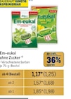 Ohne Zucker Angebote von Em-eukal bei Metro Heidelberg für 1,98 €