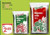 Blumenerde 20 L Angebote von Ökovogt bei GLOBUS Rodgau für 2,49 €