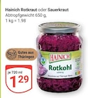 Aktuelles Rotkraut Angebot bei GLOBUS in Jena ab 1,29 €