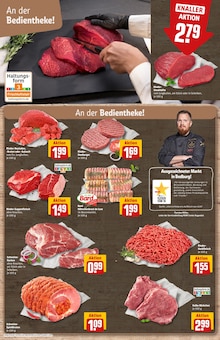 Hackfleisch im aktuellen REWE Prospekt (Köln) Hackfleisch im REWE Prospekt "Dein Markt" mit 31 Seiten (Köln)