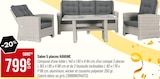 Bricorama Feytiat - Promo Salon 5 places HAVANE Promo Salon 5 places HAVANE à 799,00 € dans le catalogue Bricorama à Feytiat