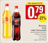 Aktuelles Cola oder Limonade Angebot bei WEZ in Minden ab 0,79 €