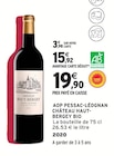 AOP pessac-léognan bio - CHÂTEAU HAUT- BERGEY à 15,92 € dans le catalogue Intermarché Express