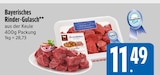 Bayerisches Rinder-Gulasch im aktuellen E xpress Prospekt