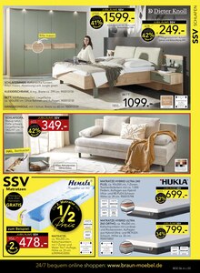 Sofa im aktuellen BRAUN Möbel-Center Prospekt (Reutlingen) Sofa im BRAUN Möbel-Center Prospekt "JUBILÄUMS SSV" mit 16 Seiten (Reutlingen)