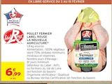 Promo Poulet Fermier Label Rouge à 6,99 € dans le catalogue Intermarché Contact à Angers