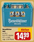 Hell im Angebot bei REWE in Ibbenbüren Hell Angebote von Benediktiner bei REWE Ibbenbüren für 14,99 €