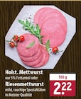 famila Nordost Trittau - Holst. Mettwurst Angebot im Prospekt Holst. Mettwurst bei famila Nordost im Trittau Prospekt für 2,22 €