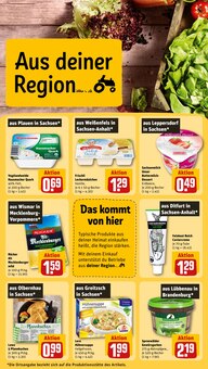 Milch im REWE Prospekt "Dein Markt" mit 32 Seiten (Rostock)