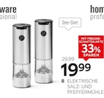 Homeware Professional Elektrische Salz- und Pfeffermühle „Felix“ von home professional für 19,99 € bei XXXLutz im Angebot Homeware Professional Elektrische Salz- und Pfeffermühle „Felix“ von home professional im aktuellen XXXLutz Prospekt