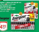 Lithium CR-2032 im Angebot bei GLOBUS in Wiesbaden Lithium CR-2032 Angebote von Energizer bei GLOBUS Wiesbaden für 4,99 €