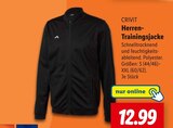 Herren-Trainingsjacke im Angebot bei Lidl in Freiberg Herren-Trainingsjacke Angebote von CRIVIT bei Lidl Freiberg für 12,99 €