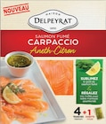 Carpaccio de Saumon Fumé Aneth Citron - Delpeyrat - Intermarché Super à Saint-Denis Carpaccio de Saumon Fumé Aneth Citron - Delpeyrat en promo chez Intermarché Super Saint-Denis à 5,19 €