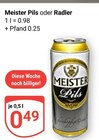 Pils Angebote von Meister bei GLOBUS Neunkirchen für 0,49 €