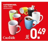 KAFFEEBECHER Angebote von CreaTable bei Möbel Wallach Peine für 0,49 €