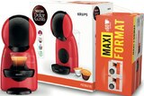 Machine à café Piccolo XS rouge + 60 capsules de café lungo - KRUPS en promo chez Cora Dijon à 39,99 €