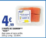 Promo 2 Pavés de Saumon à 4,99 € dans le catalogue E.Leclerc à Bressuire