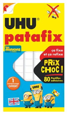 80 pastilles adhésives patafix - Carrefour Market à Aulnay-sous-Bois 80 pastilles adhésives patafix en promo chez Carrefour Market Aulnay-sous-Bois à 0,72 €