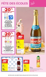 Promos Eau Minérale dans le catalogue "LE MOIS DES SUPPORTERS" de Carrefour Eau Minérale en promo dans le catalogue Carrefour à la page 71
