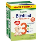 Lait en poudre Croissance + Blédilait "Maxi Format" - BLEDINA à 13,79 € dans le catalogue Carrefour