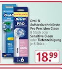 Oral b im Rossmann Prospekt Aufsteckzahnbürste Pro Precision Clean von Oral-B im aktuellen Rossmann Prospekt für 18,99 €
