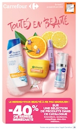 Prospectus Carrefour, "TOUTES EN BEAUTÉ" à Gertwiller et alentours, 62 pages, 07/04/2026 - 20/04/2026 Catalogue Carrefour "TOUTES EN BEAUTÉ" à Gertwiller et alentours, 62 pages, 07/04/2026 - 20/04/2026
