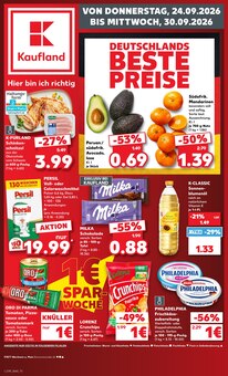 Aktueller Kaufland Prospekt (Triefenstein, 70 Seiten zum blättern Kaufland Prospekt Hier bin ich richtig mit 70 Seiten