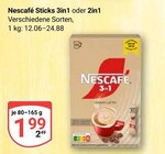Sticks 3in1 Angebote von Nescafé bei GLOBUS Kempen für 1,99 €