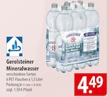 Mineralwasser im Angebot bei famila Nordost in Langenhagen Mineralwasser Angebote von Gerolsteiner bei famila Nordost Langenhagen für 4,49 €