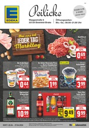Aktueller EDEKA Supermarkt Prospekt in Enger und Umgebung, "Aktuelle Angebote" mit 24 Seiten, 22.04.2024 - 27.04.2024
