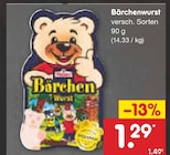 Netto Marken-Discount Hessisch Lichtenau - Bärchenwurst Angebot im Prospekt Bärchenwurst bei Netto Marken-Discount im Hessisch Lichtenau Prospekt für 1,29 €