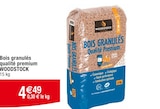 Bois granulés qualité premium - WOODSTOCK en promo chez Cora Reims à 4,49 €