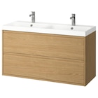 Waschbschr+Schubladen/Waschb/Mibatn Eichenachbildung von ÄNGSJÖN / BACKSJÖN im aktuellen IKEA Prospekt für 649,00 €