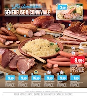 Saucisse en promo dans le catalogue Supermarchés Match à la page 8
