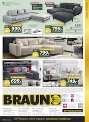 Hocker im BRAUN Möbel-Center Prospekt in Kirchheim Aktueller BRAUN Möbel-Center Prospekt mit Hocker, "60 JAHRE BRAUN MÖBEL CENTER", Seite 20
