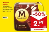 Stieleis Angebote von Magnum bei Netto Marken-Discount Weinheim für 2,74 €