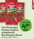 Original schwäbische Bio-Knusper-Brezel bei tegut im Geisa Prospekt für 4,00 €