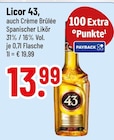Licor 43 im Trinkgut Prospekt zum Preis von 13,99 €