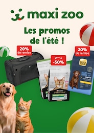 Catalogue Maxi Zoo à Troyes, avec 1 page Prospectus Maxi Zoo à Troyes, "Les promos de l'été !", 1 page, 29/07/2026 - 05/08/2026