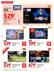 Promos Télévision dans le catalogue "BEAUTÉ" de Auchan Hypermarché Télévision en promo dans le catalogue Auchan Hypermarché à la page 42