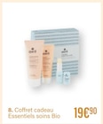 Coffret cadeau essentiels soins bio à 19,90 € dans le catalogue Monoprix