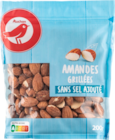 AMANDES GRILLÉES SANS SEL AJOUTÉ AUCHAN - AUCHAN en promo chez Auchan Supermarché AMANDES GRILLÉES SANS SEL AJOUTÉ AUCHAN - AUCHAN dans le catalogue Auchan Supermarché