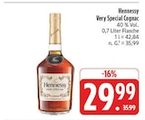 Very Special Cognac im Angebot bei E center in Würzburg Very Special Cognac Angebote von Hennessy bei E center Würzburg für 29,99 €