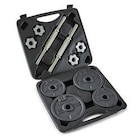 Hantelset 20 kg für 54,99 € bei DECATHLON im Angebot Hantelset 20 kg im aktuellen DECATHLON Prospekt