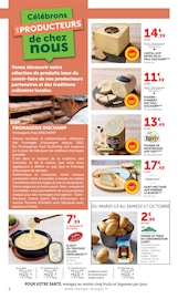 Promos Pomme De Terre dans le catalogue "Célébrons LES PRODUCTEURS de chez nous" de U Express Pomme De Terre en promo dans le catalogue U Express à la page 2