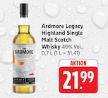 Legacy Highland Single Malt Scotch Whisky bei EDEKA im Prospekt "" für 21,99 €