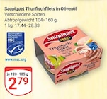 Thunfischfilets in Olivenöl Angebote von Saupiquet bei GLOBUS Siegen für 2,79 €