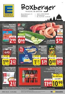 Aktueller EDEKA Prospekt für Olsberg und Ungebung, Seiten zum blättern EDEKA Prospekt Aktuelle Angebote mit Seiten in Olsberg und Umgebung